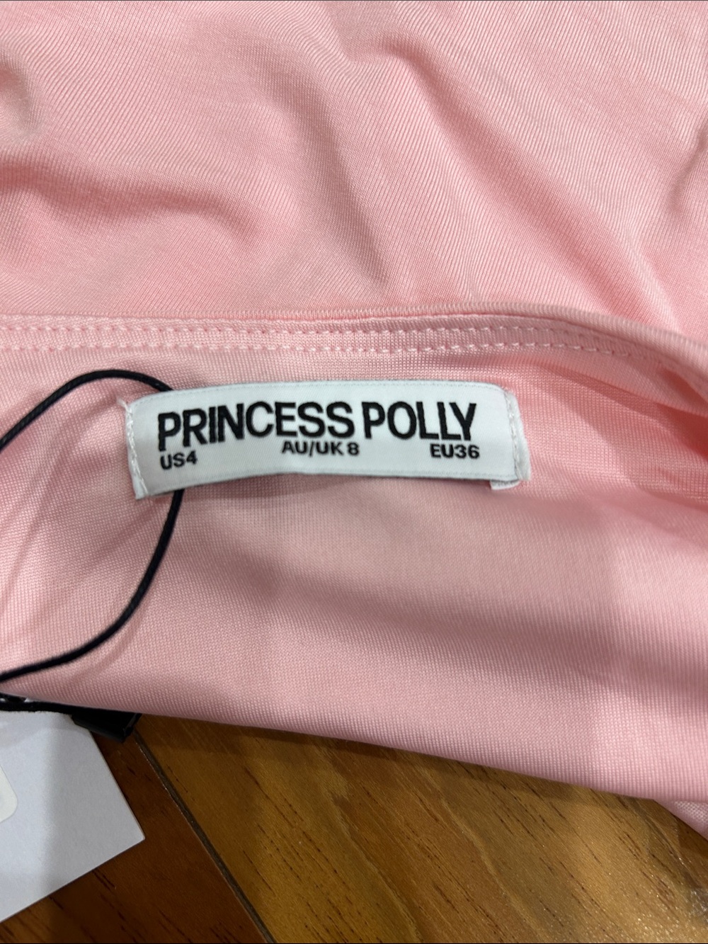 Ladies size 4 new with tags princess Polly pink bodysuit - Picture 9 of 12